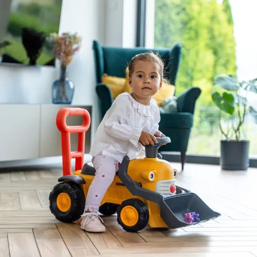 Falk Jeździk Traktor Koparka Komatsu Z Łyżką I Klaksonem 1-3 Lat