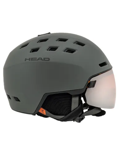 Kask snowboardowy męski z wbudowaną szybą HEAD RADAR nightgreen 2023 - Rozmiar - XL/XXL