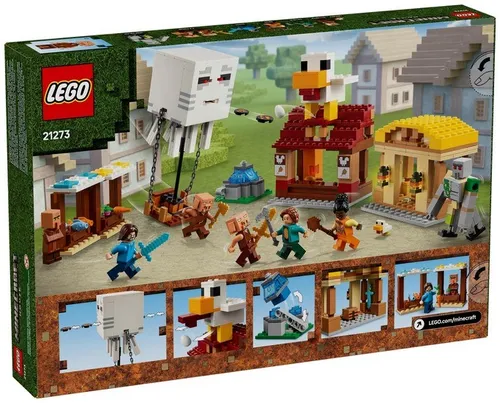 LEGO Minecraft 21273 Atak balonowego Ghasta na wioskę