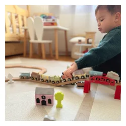 Tooky Toy Drewniane Pojazdy Wagoniki Na Magnes