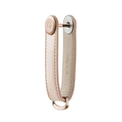 Skórzane etui organizer na klucze Orbitkey Leather - blush / blush
