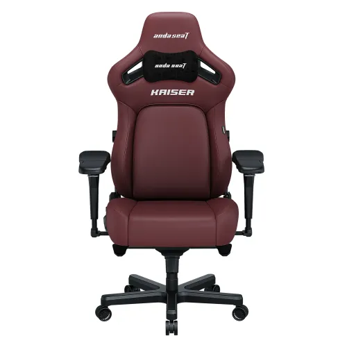 Fotel Anda Seat Kaiser 4 XL Gamingowy do 200kg Skóra Eco Bordowy