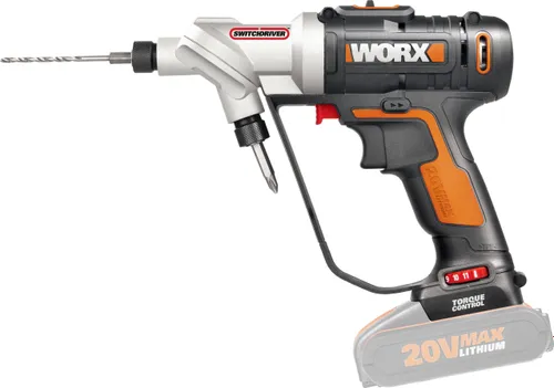 Worx WX176 Tornavida matkabı. 9-20 V