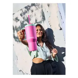 Kubek termiczny Kambukka Rio Tumbler 950 ml - bubblegum mint