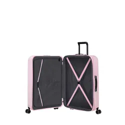 American Tourister'ın Büyük Genişletilmiş bavulu Novastream-soft pink