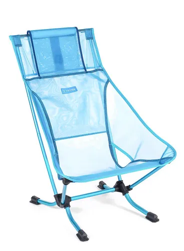 Niskie krzesło turystyczne Helinox Beach Chair - blue mesh