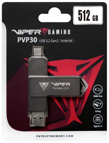 Dysk PATRIOT Viper PVP30 Duo Compact 512GB SSD