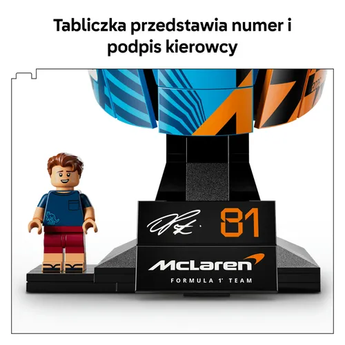 LEGO 43017 Editions Kask Oscar Piastri McLaren Mastercard F1 Team