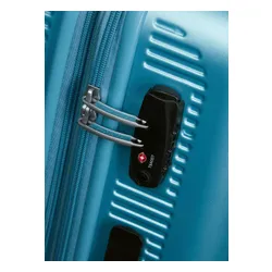 Walizka średnia poszerzana American Tourister Astrobeam - icy aqua