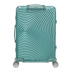 Walizka średnia American Tourister Soundbox Alu - dusty turquoise