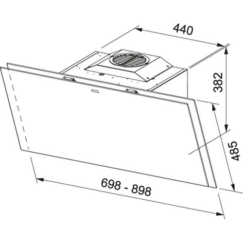 Okap Franke FCRV 908 BM Czarny