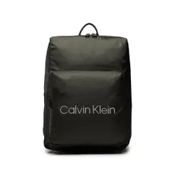 Calvin Klein CK trebuie să pătrat Campus Rucsac BP Rtw K50k510004 întuneric de măsline MRZ