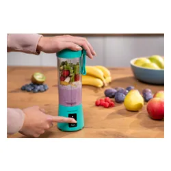 Blender personalny GÖTZE & JENSEN PB940M Miętowy Bezprzewodowy + pokrowiec