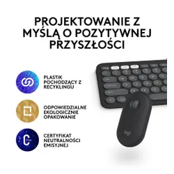 Zestaw Logitech Pebble 2 Combo dla Mac (grafitowy)