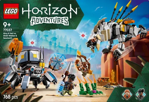 LEGO Klocki Horizon 77037 Aloy i Varl kontra krabołaz i piłoząb