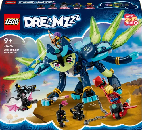 Конструктор LEGO DREAMZzz Зои и совокот Зян (71476)