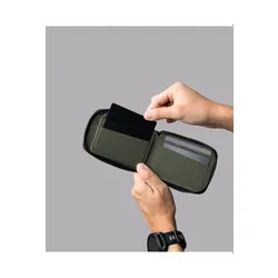 Кошелек Alpaka Zip ID, зеленый