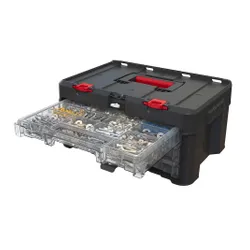 Skrzynka narzędziowa z 3 organizerami KETER Stack'N'Roll