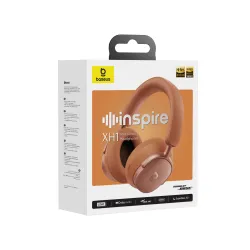 Słuchawki bezprzewodowe Baseus Inspire XH1 ANC Technologia Sound by Bose Nauszne Bluetooth 6.0 Gwiezdny Żar