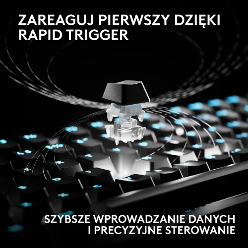 Klawiatura magnetyczna Logitech G Pro X2 TKL Rapid Czarny