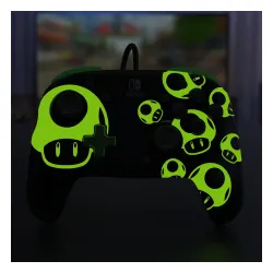 Pad PDP Rematch 1Up Glow in The Dark do Nintendo Switch Przewodowy