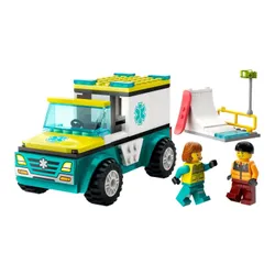 LEGO City 60403 скорая помощь и сноубордист