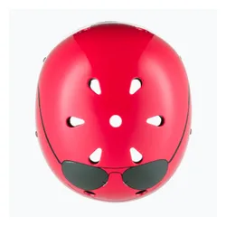 Kask rowerowy dziecięcy Hornit Aviators red