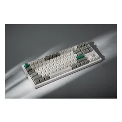 Klawiatura KEYCHRON Q3 Max Wireless Switch Gateron Jupiter Banana Biało-szaro-zielony