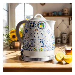 Czajnik elektryczny ceramiczny CONCEPT MOZAIKA BIAŁY 1,5 l