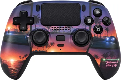 Pad FroggieX FX-P5-GP3-B Vibe City Edition do PC, PlayStation 5, Android, iOS Bezprzewodowy Czarny