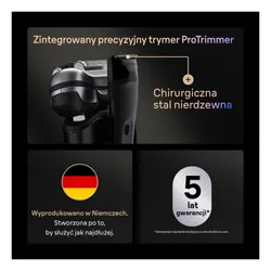 Golarka BRAUN Seria 9 9610S Na mokro i sucho