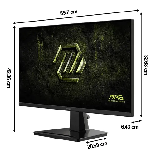 Monitor MSI Mag 256F E20 24.5" 1920x1080px IPS 200Hz 0.5 ms [GTG]