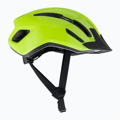Kask rowerowy MET Downtown fluo yellow glossy