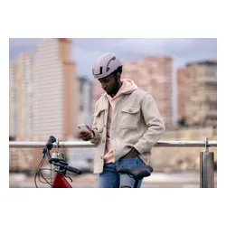Kask rowerowy LAZER CityZen KinetiCore Jasno-fioletowy Miejski (rozmiar M)