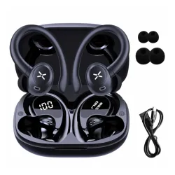 Słuchawki bezprzewodowe Manta RYTMO Sport 2 MATWS012BK Dokanałowe Bluetooth 5.4 Czarny