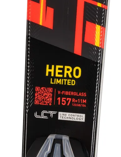 Narty slalomowe ROSSIGNOL HERO LTD - LIMITED EDITION + wiązania LOOK XPRESS 11 z GRIP WALK 2023 - Długość (cm) - 162