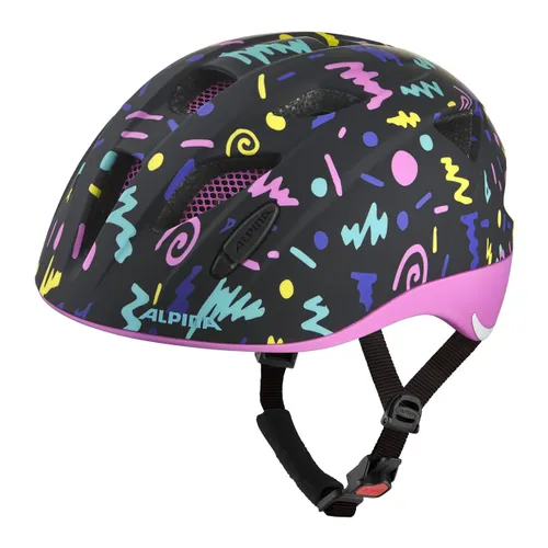 Kask rowerowy dziecięcy Alpina Ximo Flash black confetti matt