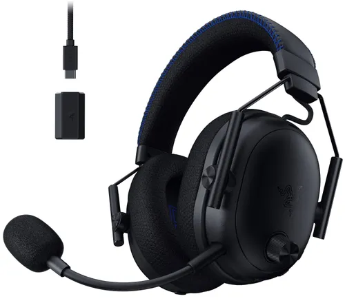 Słuchawki RAZER BlackShark V3 Pro for Playstation Bezprzewodowe, Nauszne, ANC, Dźwięk przestrzenny Czarny