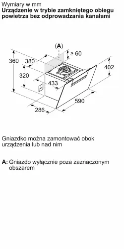 Okap Siemens LC67KFN60 Czarny