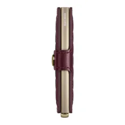Portfel RFID Secrid Premium Miniwallet Emboss Diamond+ - bordeaux