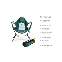 Krzesło turystyczne Nemo Stargaze Reclining Camp Chair - lagoon