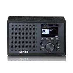 Radioodbiornik Lenco DAR-017BK Radio FM DAB+ Bluetooth Czarny