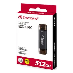Dysk TRANSCEND ESD310C 512GB SSD