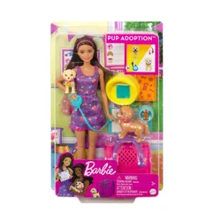 Mattel Lalka Barbie Adopcja piesków