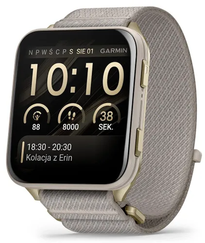 Smartwatch GARMIN Venu X1 Złoto-szary