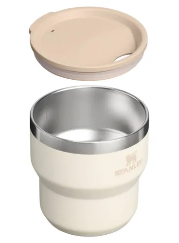 Kubek termiczny Stanley Stay Hot Stacking Camp Cup 0,29 l - cream