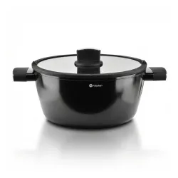 Garnek z pokrywką ILAG ULTIMATE MONDEX ALLESKEN VALERIAN 6,7 l czarny