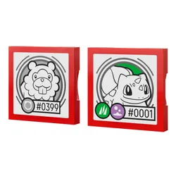 LEGO 72155 Pokémon SMART Play Bulbasaur i Bidoof z krzewem jagody