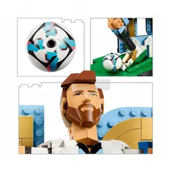 LEGO Editions 43015 Lionel Messi piłkarska legenda, zestaw klocków
