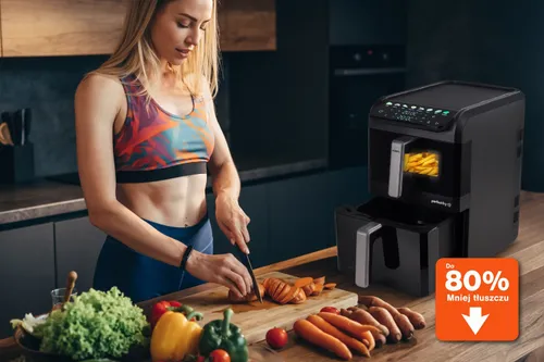 Air Fryer Frytkownica beztłuszczowa ELDOM FR300 10l z okienkiem do obserwacji postępów